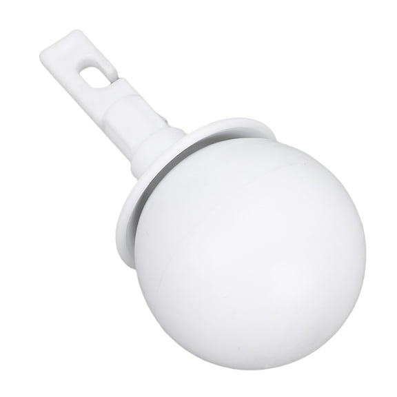 M Buder Rolling Ball Tip Hook Type Replacement Rotating Head Attachment Accessory for Walking Cane White