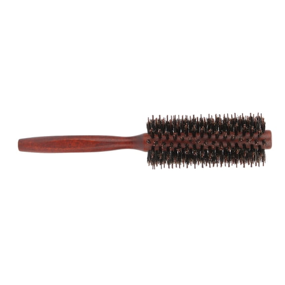M Buder Round Barrel Hair Brush, 9 Inches Detangling Blow Drying Bristle Brush