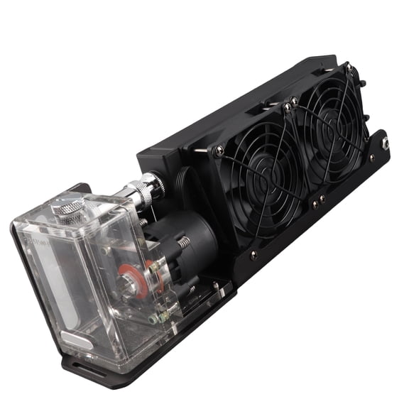 M Buder SLMZ Z T Water Cooling System Module G1/4 Thread 200ml (6.7 oz) Capacity with Dual 80mm 2000RPM Fans 110-240V US Plug