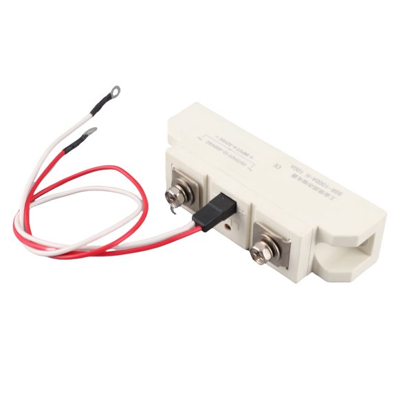 M Buder SSR-100DA-H Industrial Grade Non Contact Solid State Relay Accessory Electrical Supplies, High Power DC to AC Control Module, 100A Rated Current, Includes Cable, Durable Black[cite: 1]