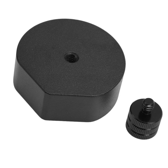 M Buder Satellite Tripod Adapter Aluminum 1/4 Inch Threaded Dish Mount for Outdoor Camping RV Travel (4.33 inches / 11 cm)
