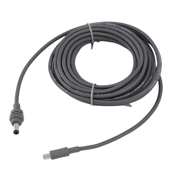 M Buder Satellite Type C to DC Power Cable 18AWG IP68 Waterproof PD Protocol Indoor Outdoor Cord, 9.8 ft / 3 m