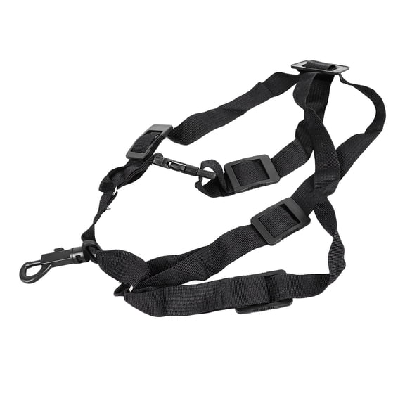 M Buder Saxophone Harness Strap Sax Shoulder Chest Belt Instrument Accessory for Playing GA153 Black Durable Webbing Material for Alto Tenor Baritone Saxophones 8.66 inches / 22 cm