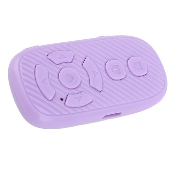 M Buder Scrolling Remote Control Page Turner Bluetooth Camera Shutter Video Recording Remote for Android Phone Tablet, Purple (12 cm / 4.72 in)