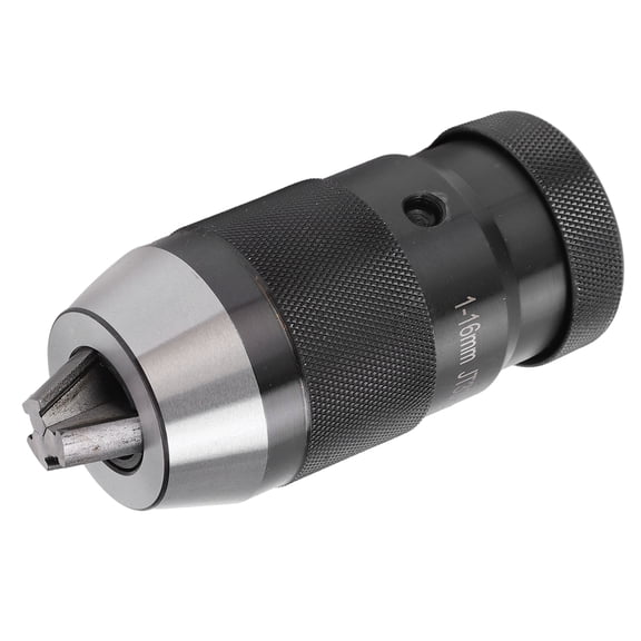 M Buder Self Tightening Drill Chuck Keyless High Speed Steel 1-16mm JT33 Heavy Duty Hardware Tools for Lathe and Drilling Machine