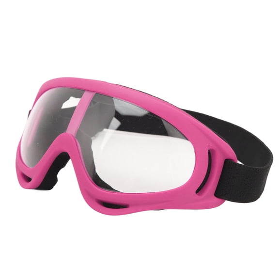 M Buder Ski Goggles PC Transparent Lenses UV Protection Windproof Adjustable Headband Snowboard Glasses for Men Women Pink Frame [cite: 22]