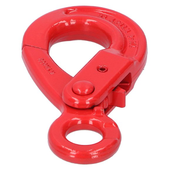 M Buder Slip Hook Safety Lock Eye Type Self Locking Rotation Lifting Rigging Towing Hooks G80 2T Heavy Duty Alloy Steel Hook For Crane Port Transportation Construction Engineering Equipment[cite: 1]