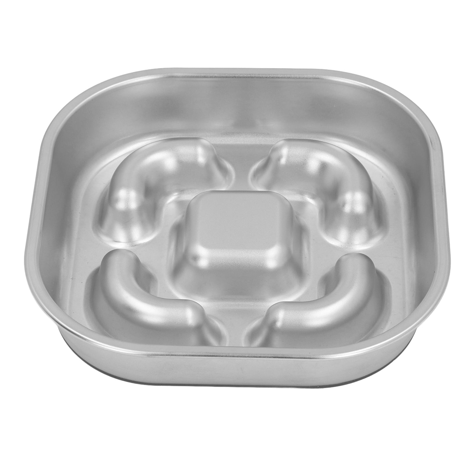 M Buder Slow Feeder Dog Bowl Stainless Steel Anti Slip 9.06 inches / 23 cm