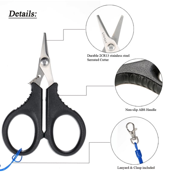 M Buder Small Fishing Scissors Line Cutter Fishing Pliers Stainless Steel