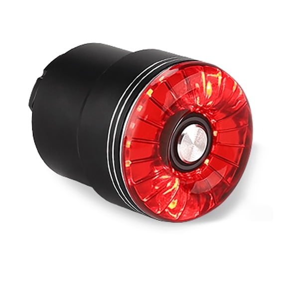 M Buder Smart Bike Tail Light USB Rechargeable High Visibility Brake Sensing Rear Lamp 2.6x1.9 in / 65x48 mm
