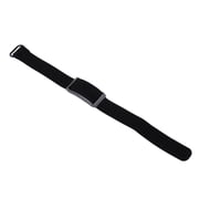 M Buder Smart Bracelet Fitness Tracker for Men Women, Screenless Nylon Wristband with Real-Time Temperature & Sleep Tracking, 1ATM Waterproof, Black Length 11.4 inches / 29 cm
