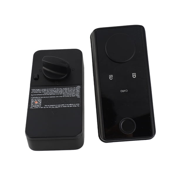 M Buder Smart Fingerprint Lock Aluminium Alloy Touchscreen Keypad Keyless Entry Door Lock for Home Tuya App Control with Password and Card Access (9.06 inches / 23.0 cm)