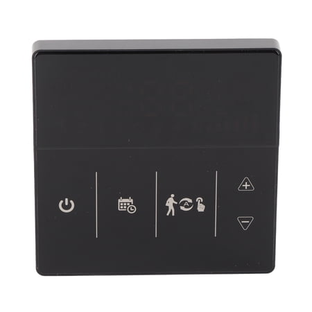 M Buder Smart Thermostat with Touch Screen LCD Display, App & Voice Control Wi-Fi Water Heating Temperature Controller for Home, 90-240V, 3.3 inches / 8.4 cm, Black Edition