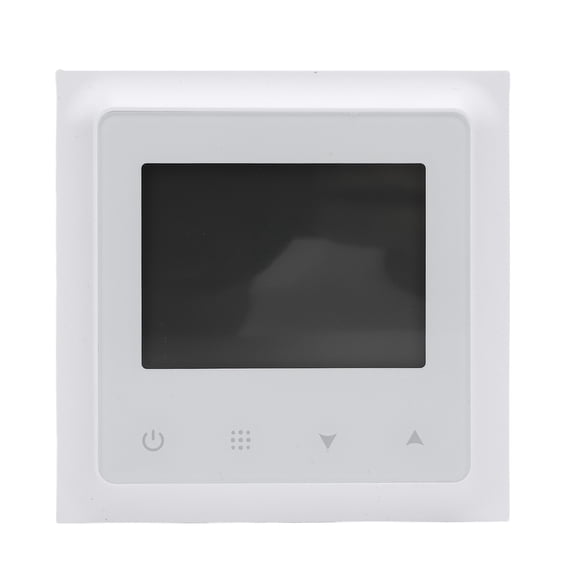 M Buder Smart WiFi Thermostat Programmable Electric Heating Temperature Controller with Color Touchscreen Display for Home White 110-240V (3.94 x 3.94 x 2.76 inches / 10 x 10 x 7 cm)