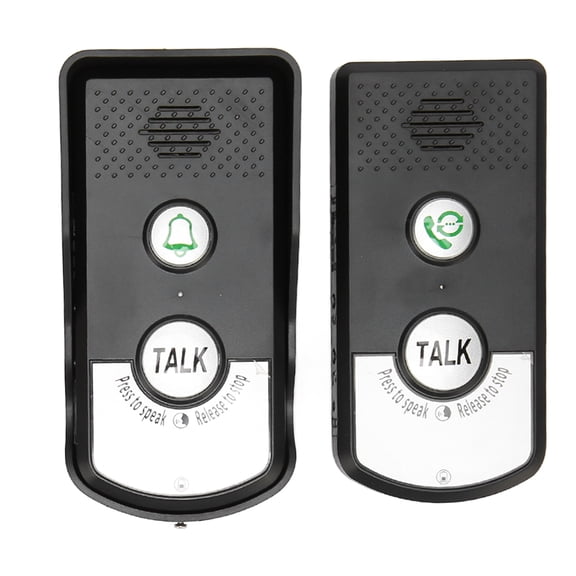 M Buder Smart Wireless Doorbell Kit Waterproof Long Distance Clear Voice 2-Way Talk Intercom System for Home and Commercial Use, Built-in Battery Operated, 5.51 inches / 14 cm Length