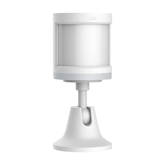 M Buder Smart Wireless Human Body Motion Sensor with Light Intensity Detector, 360-Degree Rotation Holder, 23 Feet Range, ZigBee Compatible for Indoor Home Security