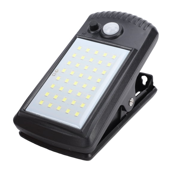 M Buder Solar Clamp Light 3W 40 LEDs Motion Sensor IP65 Water Proof Solar Security Light for Outdoor Garden Fence Garage Camping