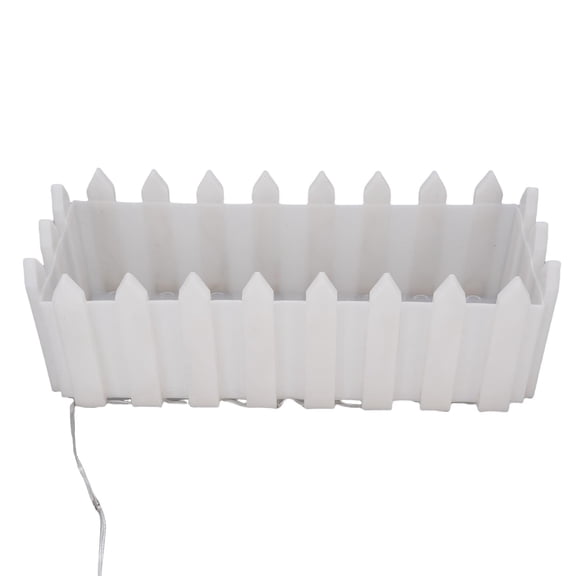 M Buder Solar Powered LED Flower Pot Light RGB 8 Modes Waterproof Light Up Planter Pot for Garden Yard Porch Landscape Decoration (13.78 inches / 35 cm)