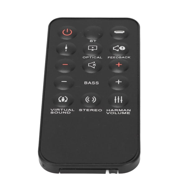 M Buder Sound Remote Control Replacement for Cinema Soundbar Stv250 Stv350 Sb250 Sb350, Audio Speaker System Controller Accessory, Requires CR2025 Battery (Not Included), Black
