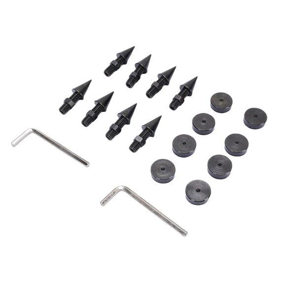 M Buder Speaker Spike Pad Kit Shockproof Adjustable Speaker Vibration Absorber Stand Isolation Feet for Amplifiers Subwoofers CD DVD Player Sound Equipment 8 Pack