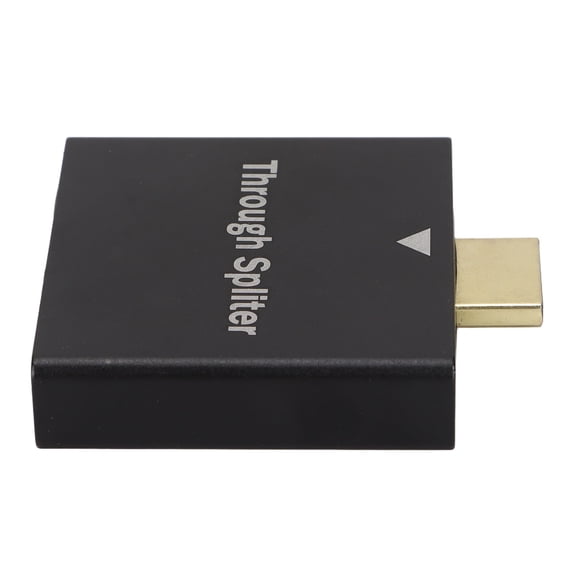 M Buder Through Spliter High Resolution Signal Stability 1 in 2 Out Small Portable High Definition Multimedia Interface Adapter Connector, 6.00 cm / 2.36 inches, Dual Female Ports[cite: 1]