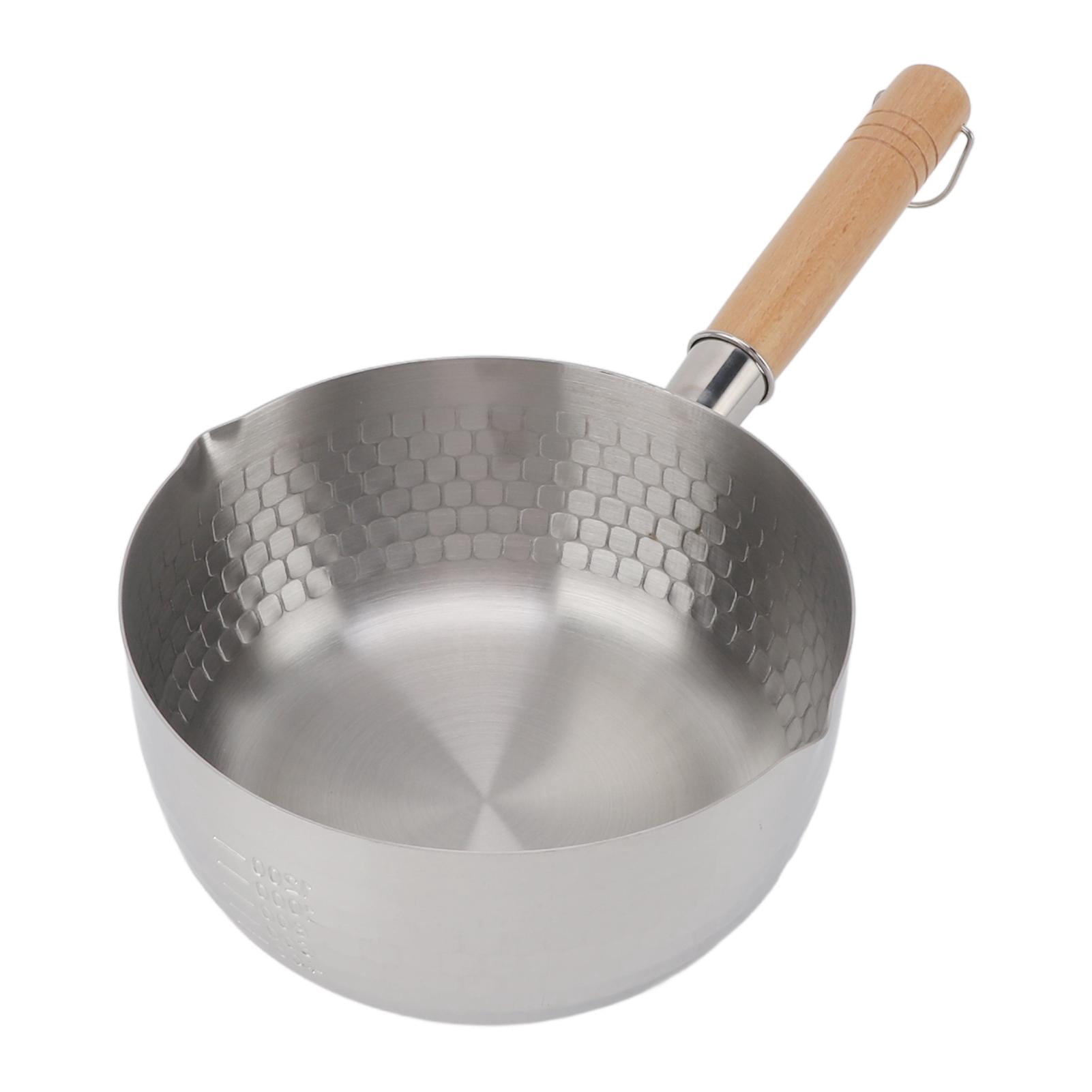 M Buder Stainless Steel 20cm Instant Noodle Pot – Dual‑Spout, Even‑Heat, Non‑Stick, Gas & Induction‑Ready
