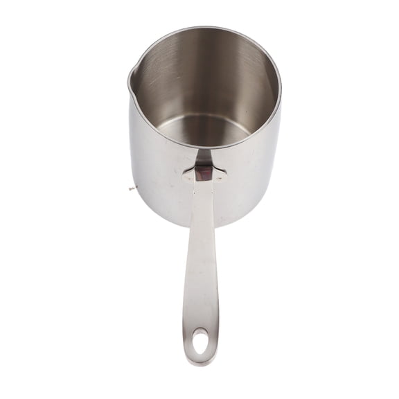 M Buder Stainless Steel Butter Warmer Pot, Small Saucepan with Accurate Scales Hole, 700ML / 23.6 oz Capacity, Quick Heat Conduction Milk Pot for Home Kitchen Cooking