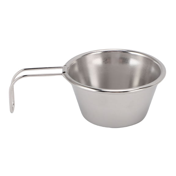 M Buder Stainless Steel Camp Bowl and Mini Camping Cup Metal Tableware Set for Outdoor Hiking Travel Picnic and Backpacking, 5.1 Inches