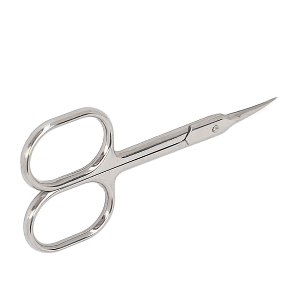 M Buder Stainless Steel Cuticle Trimmer Scissors Dead Skin Remover Arc Shaped Cuticle Trimmer Manicure Tool Silver Hand-Sharpened Professional Quality for Weak Damaged Nails (6.69 inches / 17 cm)