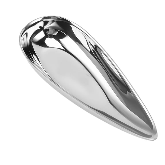 M Buder Stainless Steel Fruit Plate Mini Condiment Dish, Small Nuts Snack Towel Tray for Home Restaurant, Extra Small (4.72 inches / 12 cm)