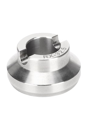 Stainless Steel Grooved Watch Back Case Cover Opener Remover Die Accessory, 32.5mm / 1.28in, Silver - Professional Repair Tool Kit for Watchmakers