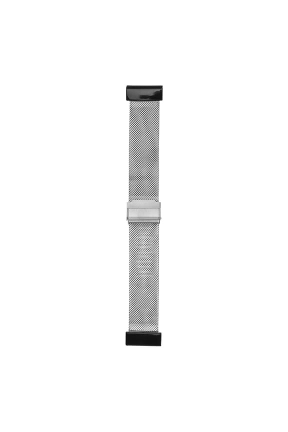 Stainless Steel Mesh Watch Band Quick Release Adjustable Strap 26mm Compatible with Garmin Fenix 7X 6X 5X COROS Vertix 2 Unisex Replacement Smart Watch Bracelet Silver (8.66 inches / 22 cm)