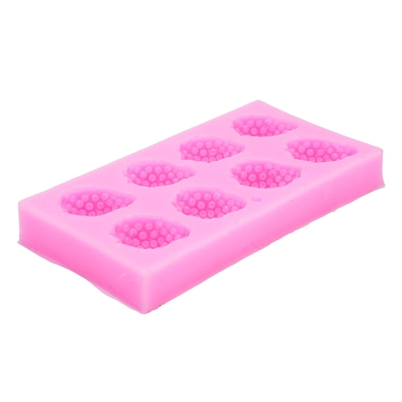 M Buder Strawberry Shaper Silicone Moulding Tool for Crafts Making Fondant Cake Chocolate Decoration Accessories, 4.33 inches / 11.00 cm, Red Color Supply