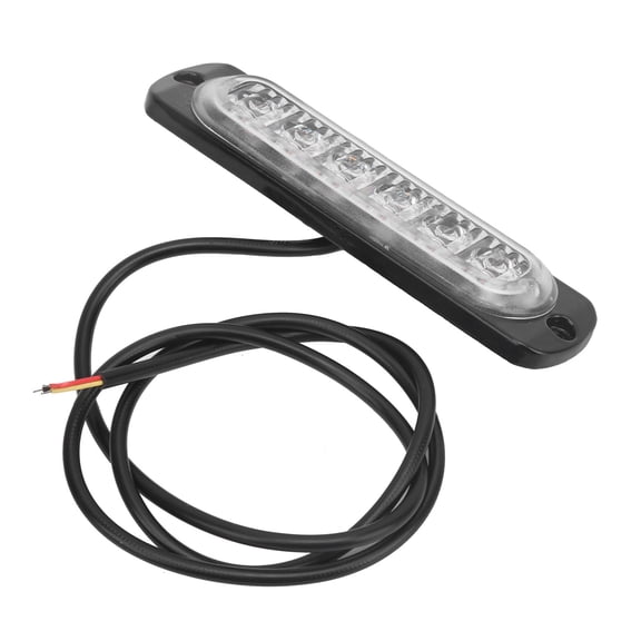 M Buder Strobe Light Emergency Flashing Warning Signal Lamp 12V 6LED Yellow Lighting for Truck Car Motorcycle[cite: 1]