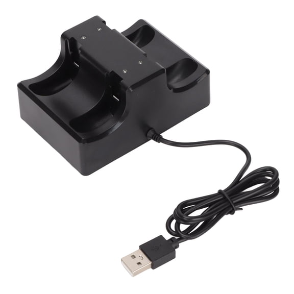 M Buder Switch Joycon Charging Dock Base 4-in-1 Compact Charger Station Stand for Nintendo Switch Joy-Con Controllers with Smart LED Indicators, Portable Space Saving Power Stand, 5.51 Inches / 14 cm