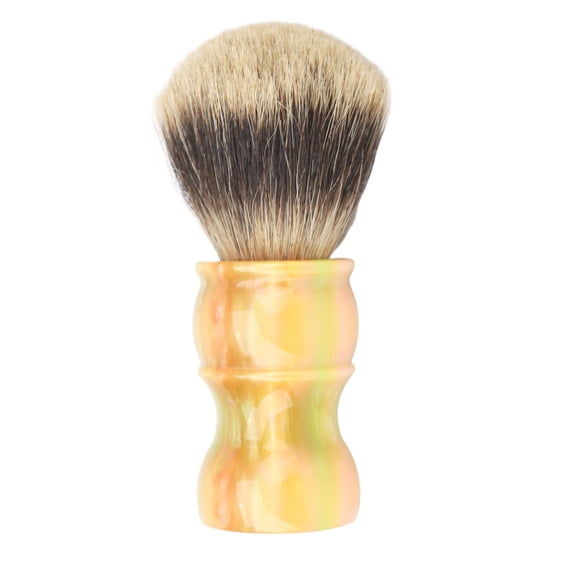 M Buder Synthetic Shaving Brush Barber Beard Shaving Brush Facial Hair Cleaning Brush for Barber Salon Home