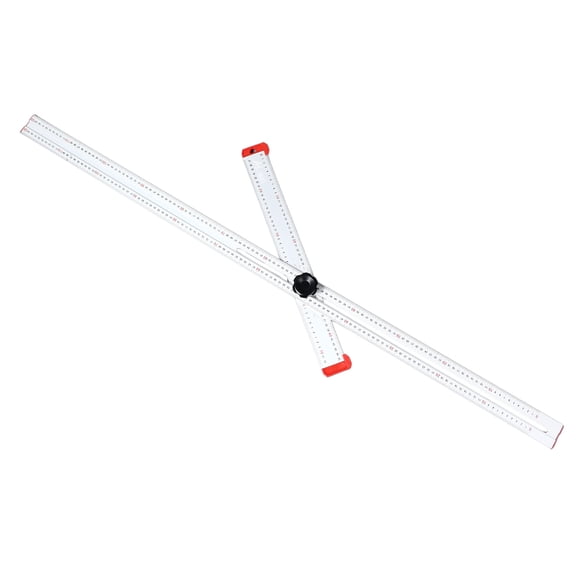 M Buder T Shaped Aluminum Alloy Accurate Positioning Adjustable Woodworking Angle Ruler 47.2 inches / 120 cm Combination Square Multi-Function Measuring Tool for Carpenter Silver