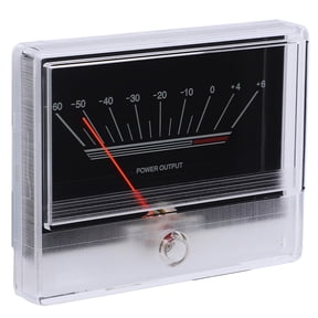 M Buder TN90A Mini High Accuracy VU Meter DB Amplifier Level Audio Meter with Backlight for Professional Audio Tuning and Sound Level Monitoring (3.5 inches / 90 mm)