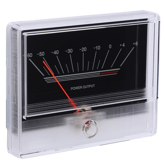M Buder TN90A Mini High Accuracy VU Meter DB Amplifier Level Audio Meter with Backlight for Professional Audio Tuning and Sound Level Monitoring (3.5 inches / 90 mm)