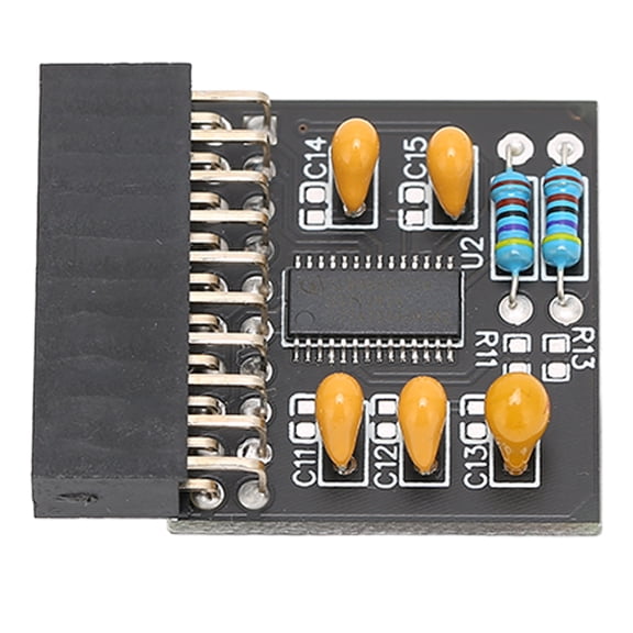 M Buder TPM 2.0 Encryption Security Module 20Pin LPC Pro Safe Stable Easy Installation Durable SPI Module for Win Supported 8 inches / 20.32 cm Computer Replacement Part for PC Desktop Systems