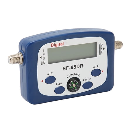 M Buder TV Signal Finder Professional High Sensitivity TV Antenna Signal Strength Meter with Compass and Sound for Network 6.69 inches / 17 cm