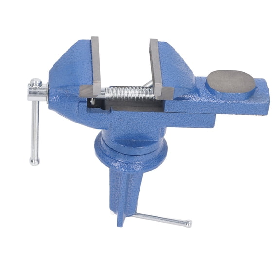 M Buder Table Vise Clamp On Bench Adjustable 360 Degree Rotatable for Home Woodworking 2.5in / 63.5mm