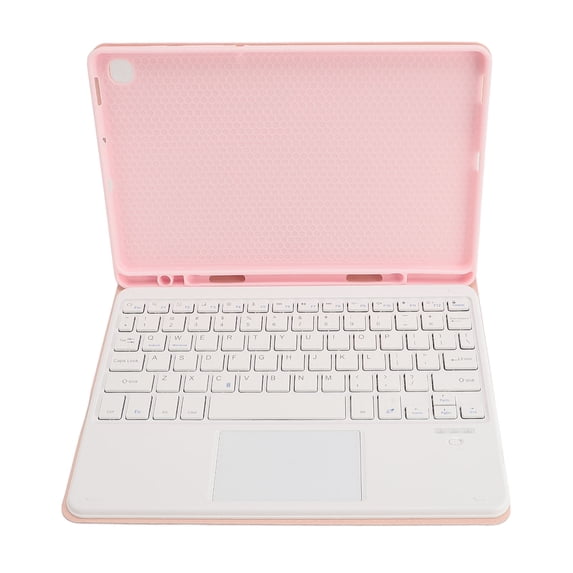 M Buder Tablet Keyboard Case with Touchpad for Samsung Galaxy Tab S6 Lite 10.4 Inch (26.4 cm), Magnetic Detachable Leather Cover, Bluetooth Connectivity, Pink
