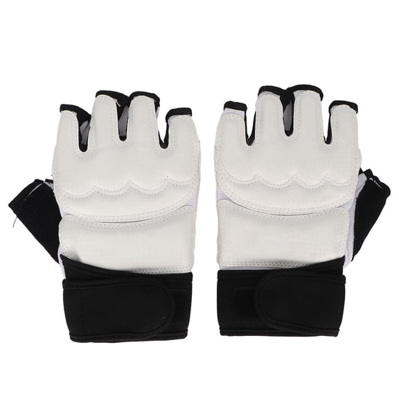 M Buder Taekwondo Sparring Gloves Professional Adult Kid Breathable Punch Bag Training Kickboxing Gloves S Martial Arts Hand Targets Focus Mitts High Quality PU Material Equipment