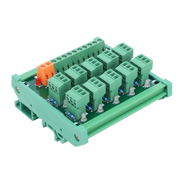 M Buder Terminal Block 3-Wire 10-Channel Acquisition Board NPN PNP Output DIN Rail Mount
