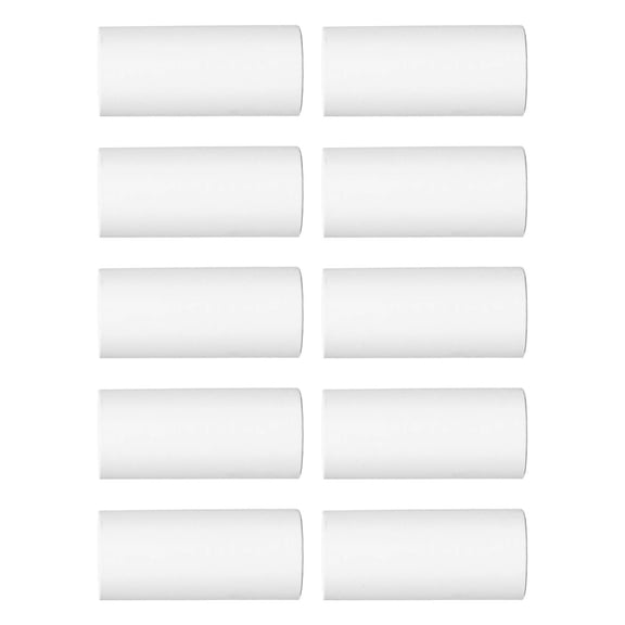 M Buder Thermal Paper Rolls 2.24 in x 0.98 in / 57 mm x 25 mm Printable Receipt Paper Rolls White Thermosensitive Thick Paper for Mobile POS Small Printer 10 Rolls