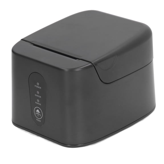 M Buder Thermal Receipt Printer Cutter 58mm USB Bluetooth Wireless POS 100-240V Multi-System Compact Portable Store Business Supplies Black EU Plug 6.69 x 5.51 inches