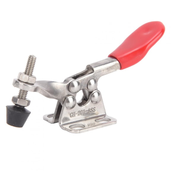 M Buder Toggle Clamp 304 Stainless Steel Quick Release Welding Fixture Hand Tool 27KG GH-201-ASS, 2-Piece Set Heavy Duty Clamps (8.00 x 4.00 x 2.00 inches / 20.3 x 10.2 x 5.1 cm)