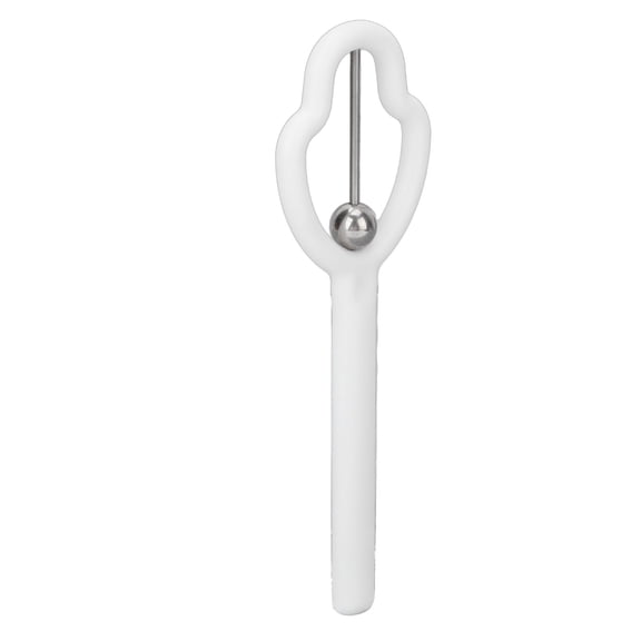 M Buder Tongue Tip Exerciser Mouth Trainer Oral Muscle Strength Tool for Improving Motor Skills, Rehabilitation, and TMJ Pain Relief, White, 6.3 inches