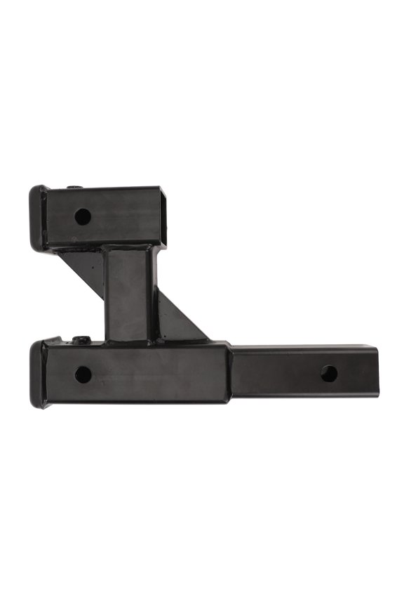 Trailer Hitch Riser Extender 2 Inch Steel Adapter with 9.65in / 24.5cm Extension Range Heavy Duty Towing Receiver for Car SUV Pickup Truck RV Black